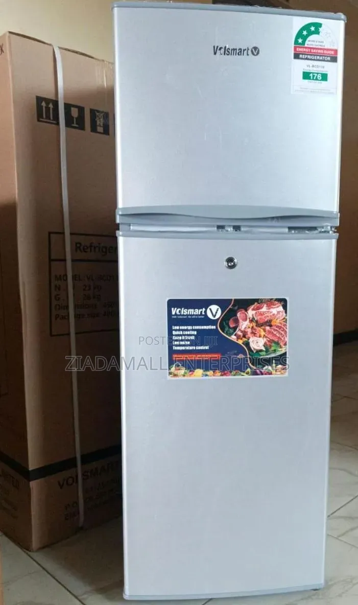 Volsmart 138l Double Door Refrigerator Direct Cool 3 Star