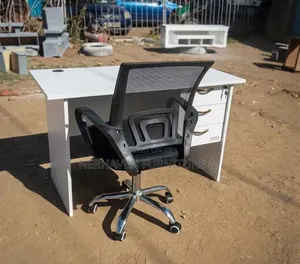 Office Study Desk and Chair - Comfortable Study Workstation