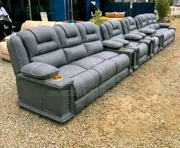 Grey Semi Recliner Seat
