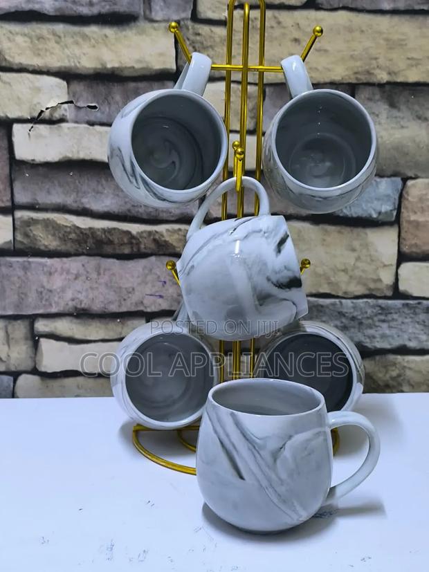 6 PCS Coffee Ceramic Mugs