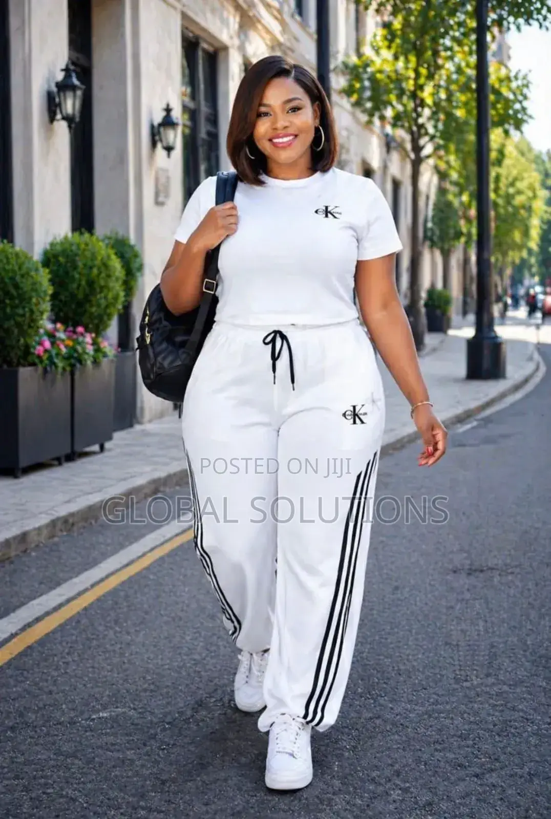 Calvin Klein Track Pants With Side Stripes