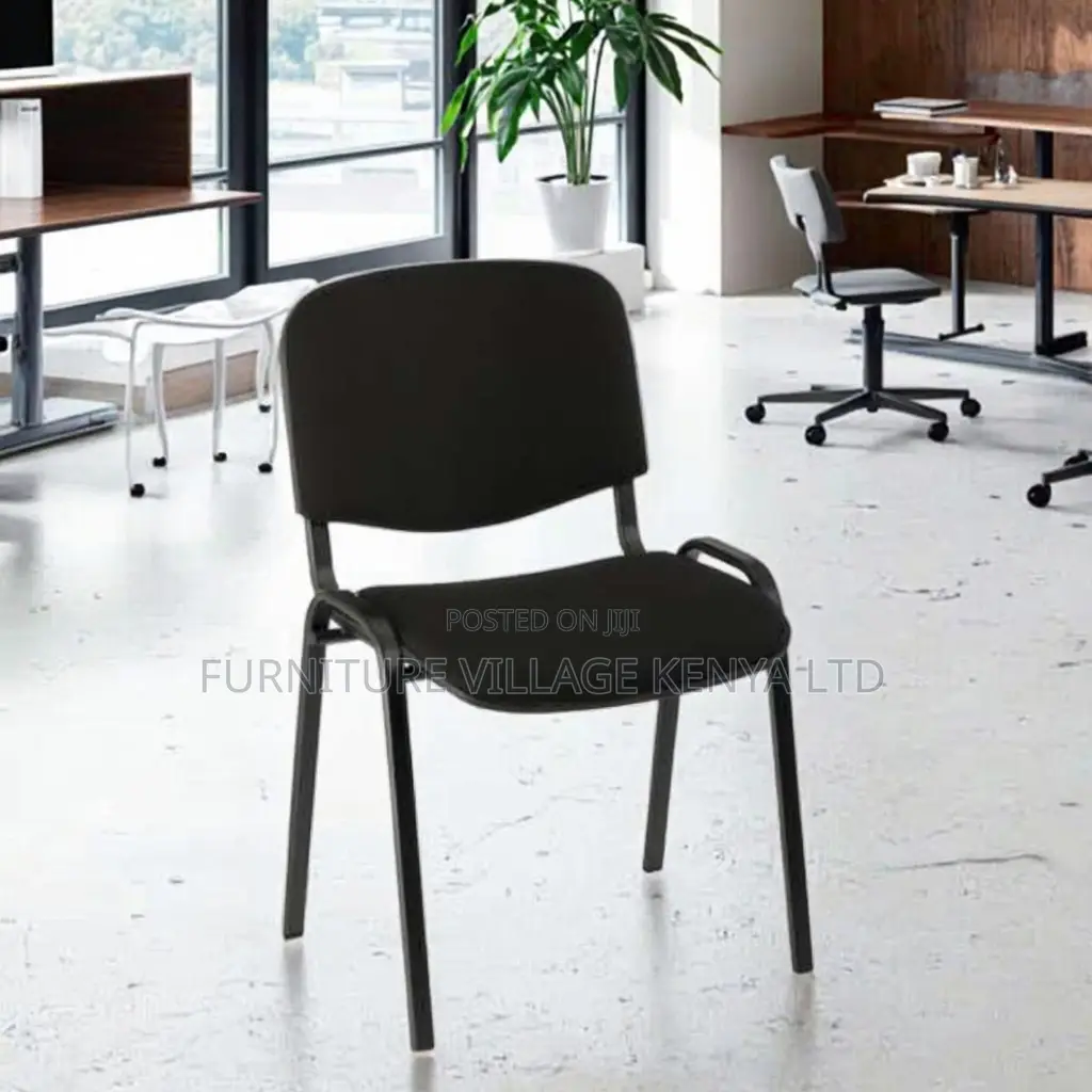 Armless Fabric Medium Back Tosca Chair