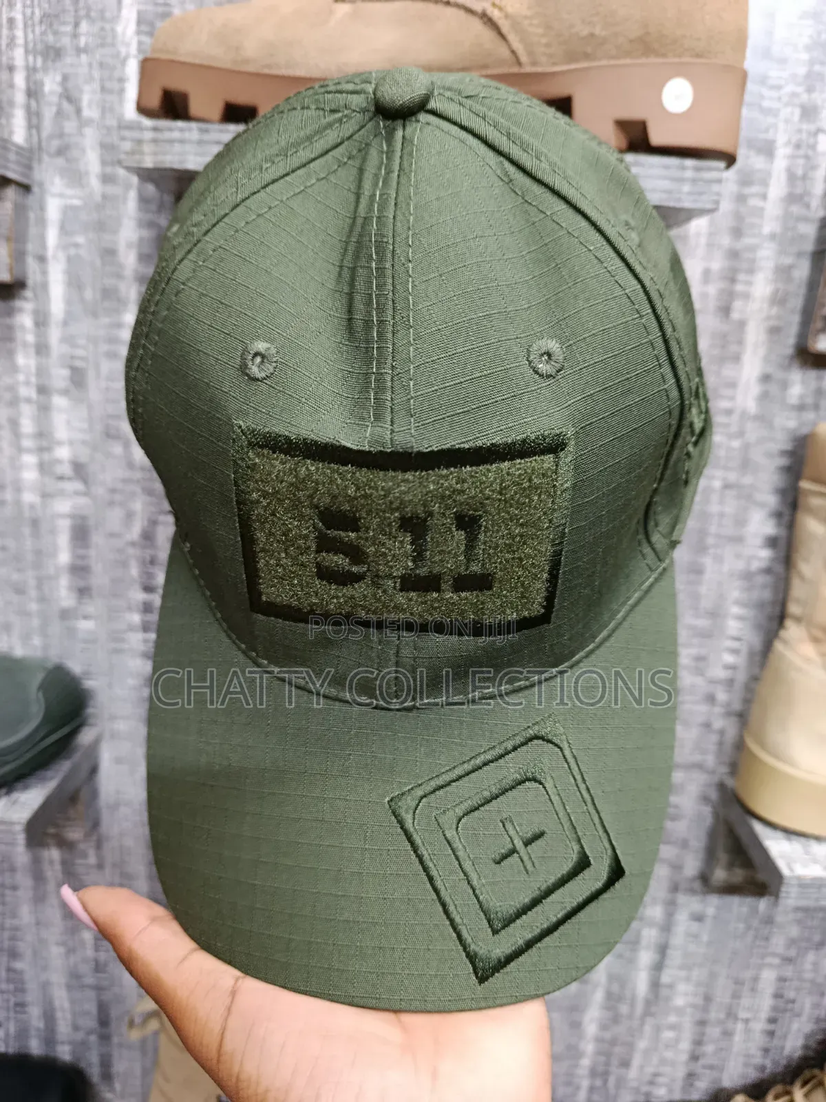Unisex Jungle Green Tactical Caps