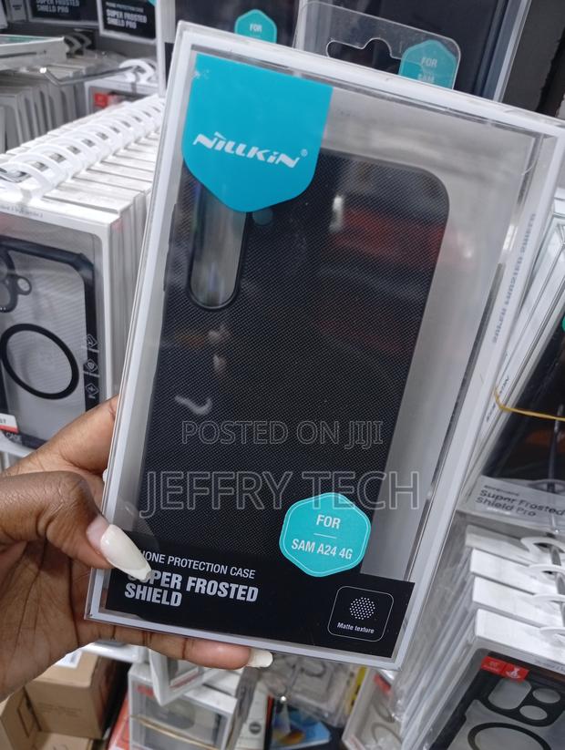 Samsung Galaxy A24 4g in Black Matte Texture" Cover - thumbnail 2