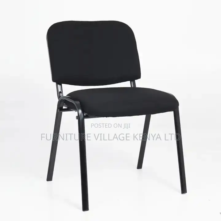 Armless Fabric Medium Back Tosca Chair