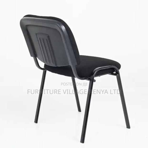 Armless Fabric Medium Back Tosca Chair - thumbnail 9