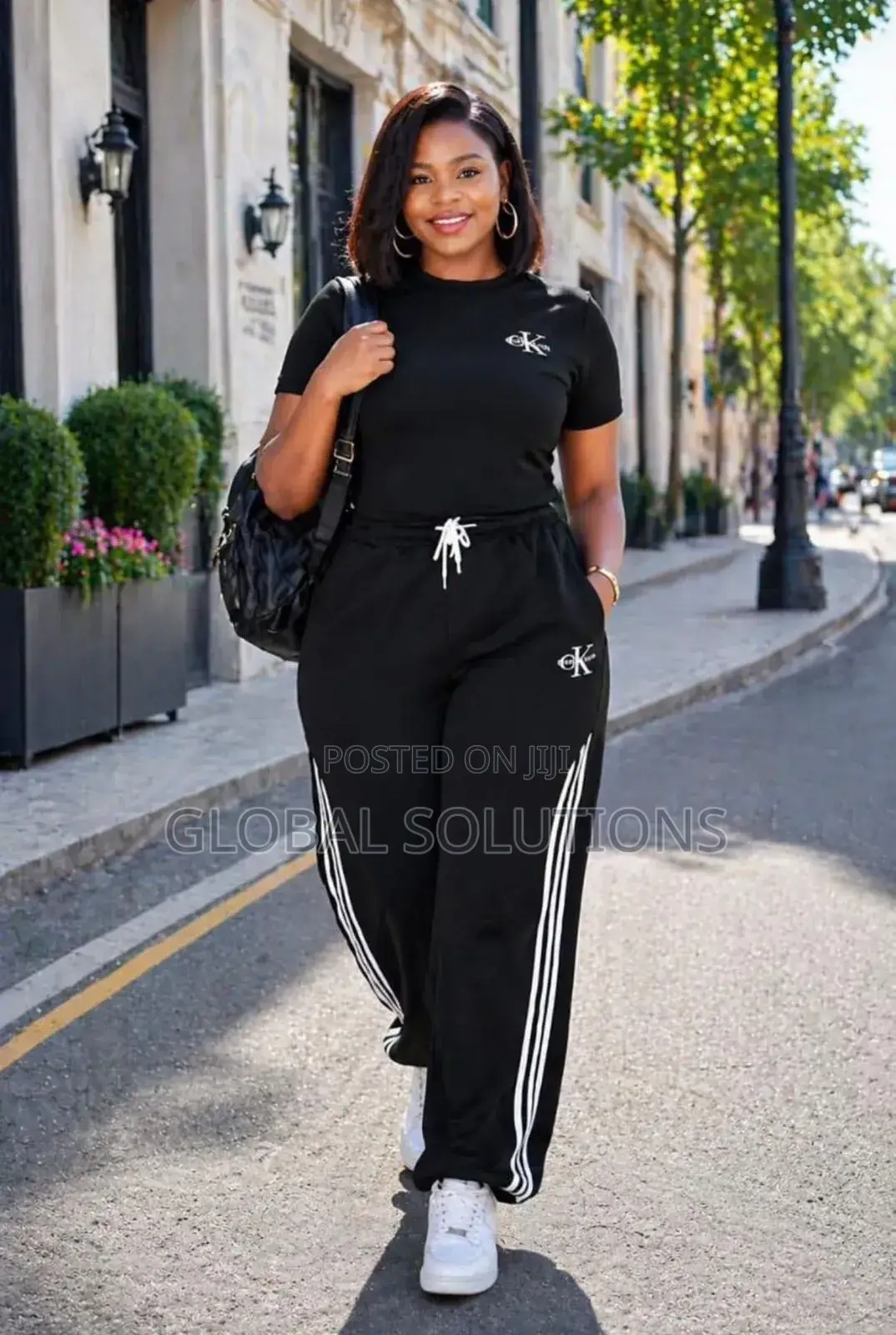 Calvin Klein Track Pants With Side Stripes
