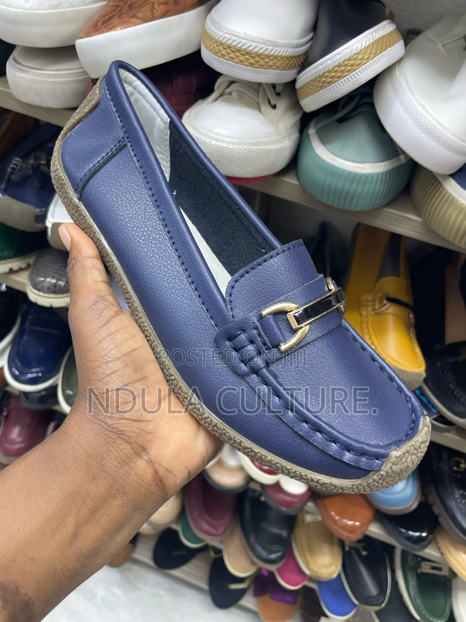 Ladies Fashion Leather Loafers