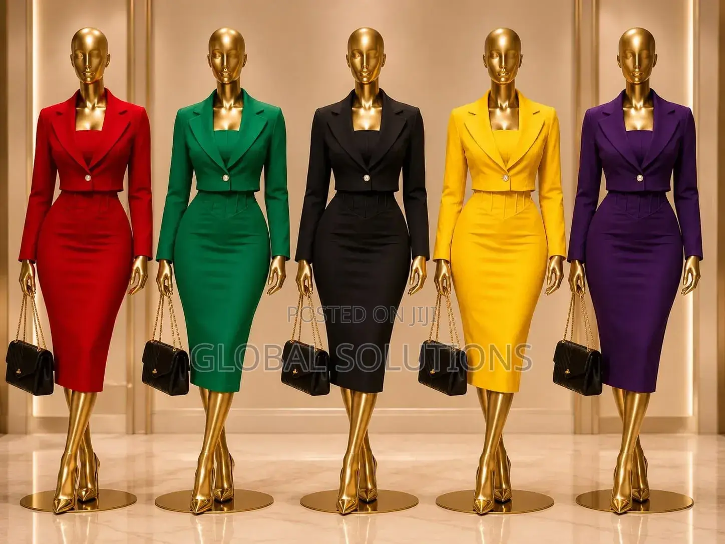 Stylish 2-Piece Skirt Suit Set