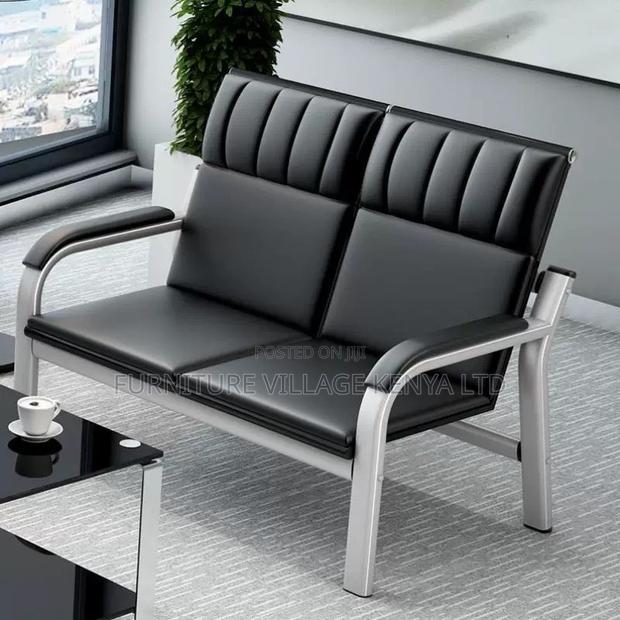 Modern 5-Seater Executive Office Visitor's Sofa Set - thumbnail 7