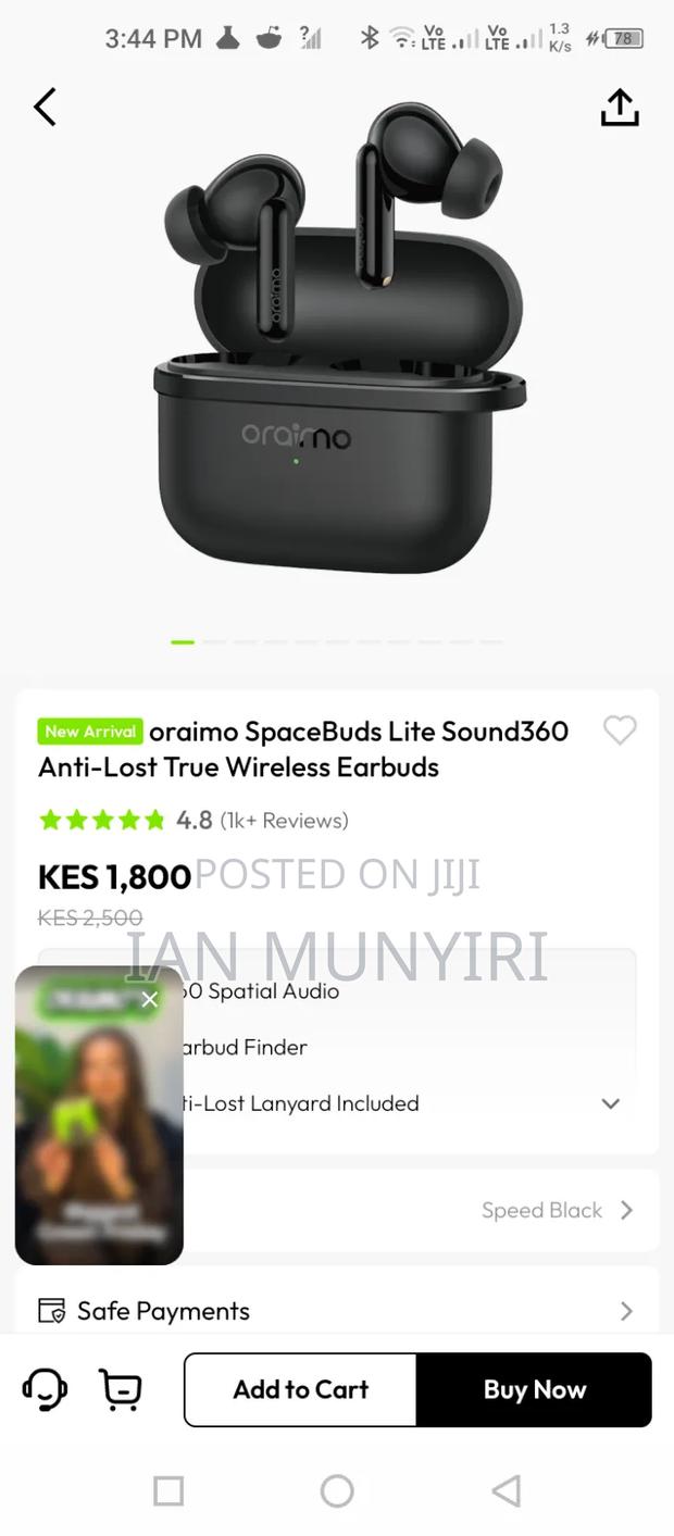 Oraimo Spacebuds