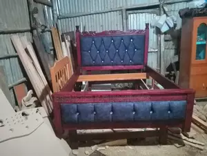 Grey Moket Bed 5*6