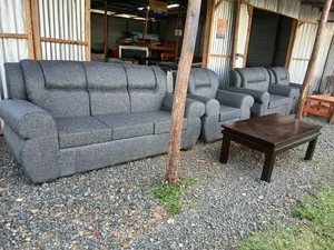 Grey B Arm Sofa