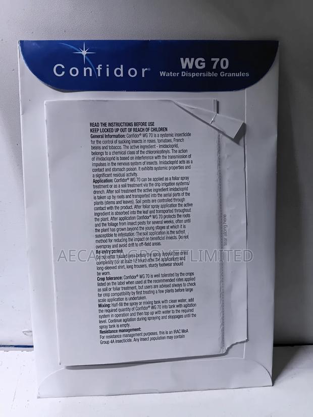 Confidor Wg 70 Insecticide 3 × 5 GMS - thumbnail 5