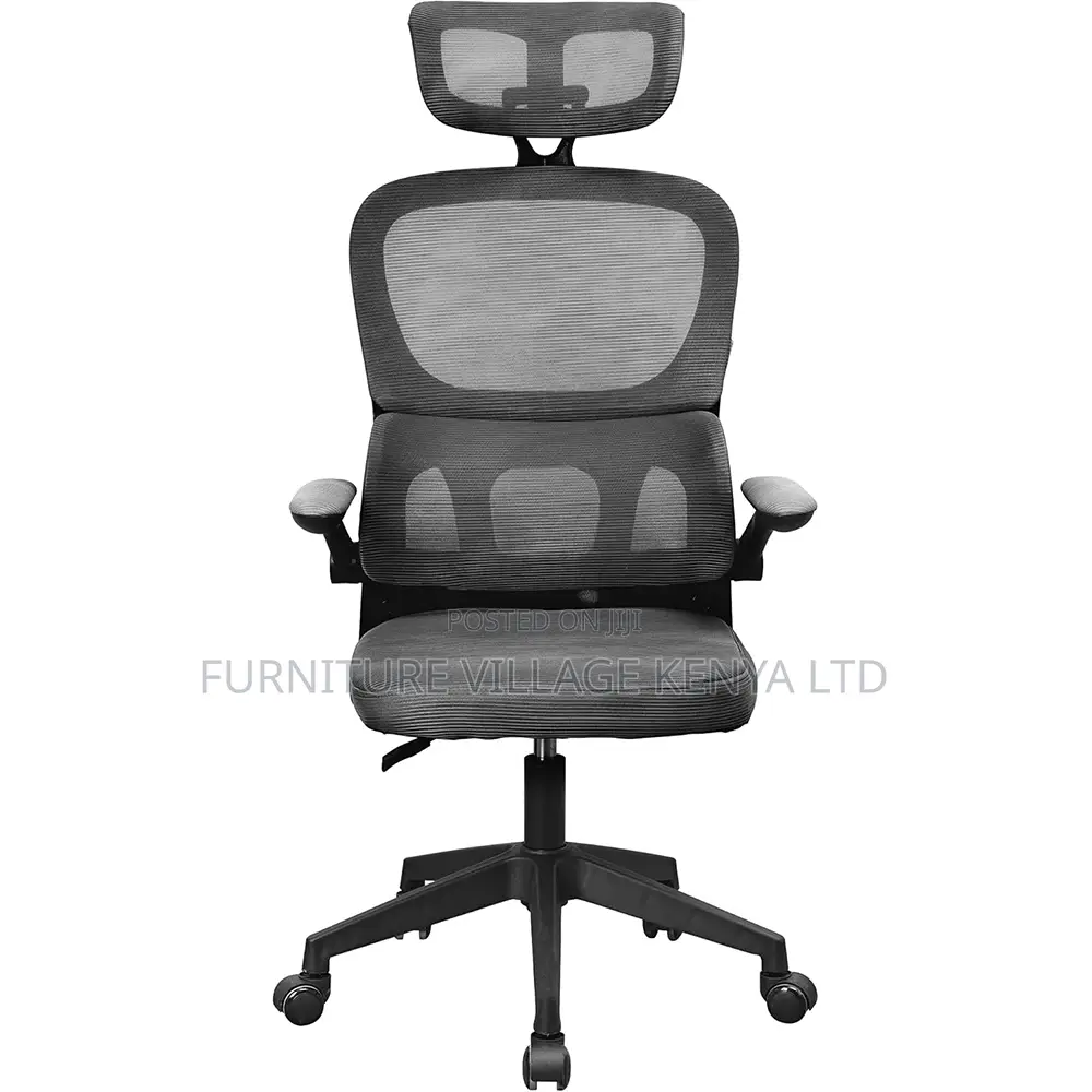 Swivel Ergonomic Mesh Seat With Flipping Arms