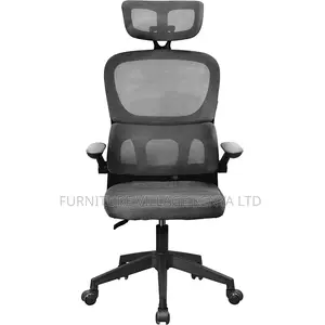 Swivel Ergonomic Mesh Seat With Flipping Arms