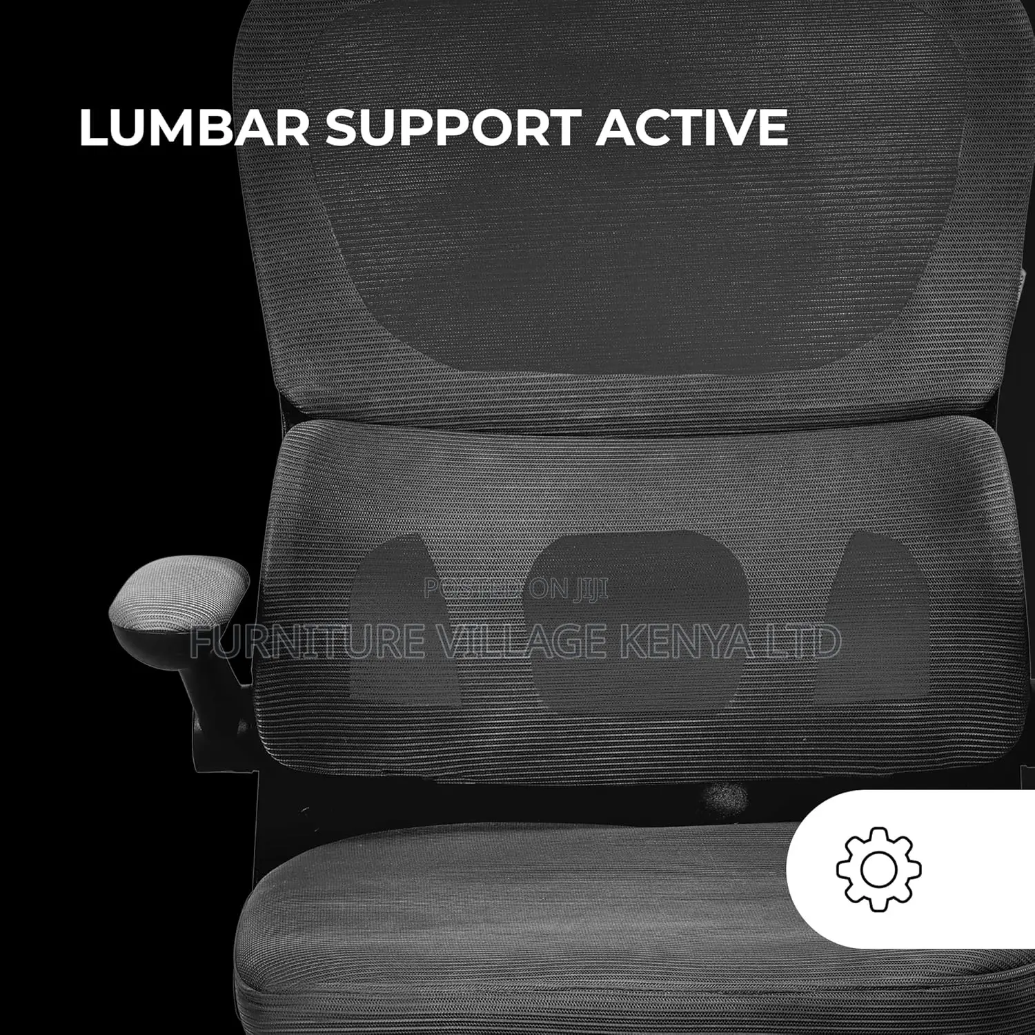 Swivel Ergonomic Mesh Seat With Flipping Arms