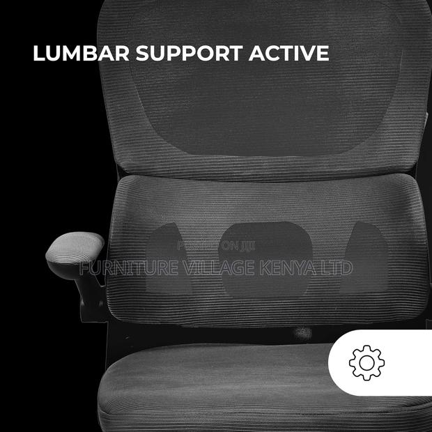 Swivel Ergonomic Mesh Seat With Flipping Arms - thumbnail 11