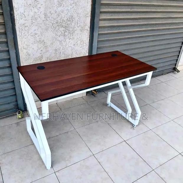 Office Metallic Study Desk - Modern Home Study Desk