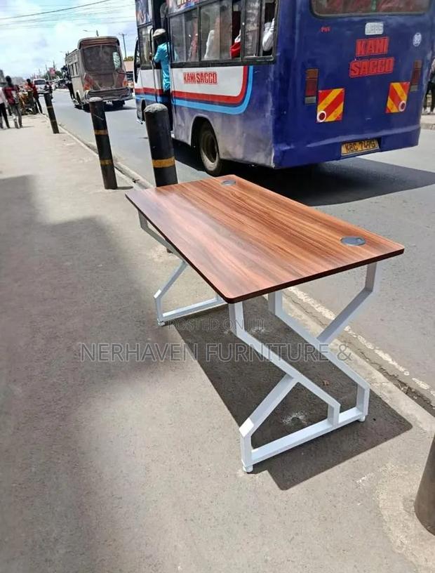 Office Metallic Study Desk - Elegant Office Workstation