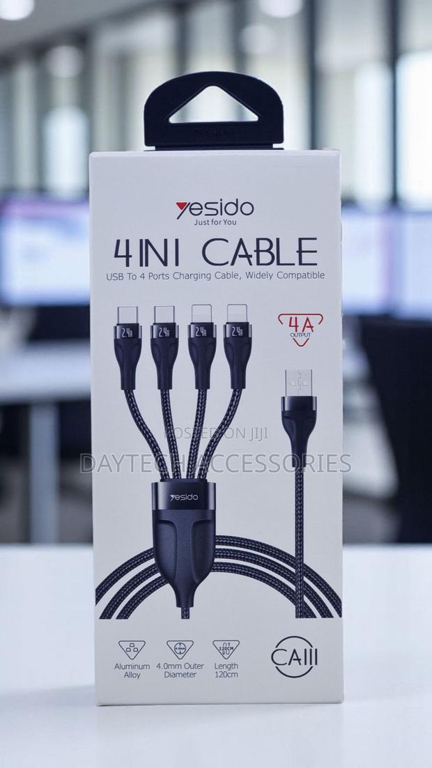 Yesido 4in1 Cable (Usb to 4ports Charging Cable)