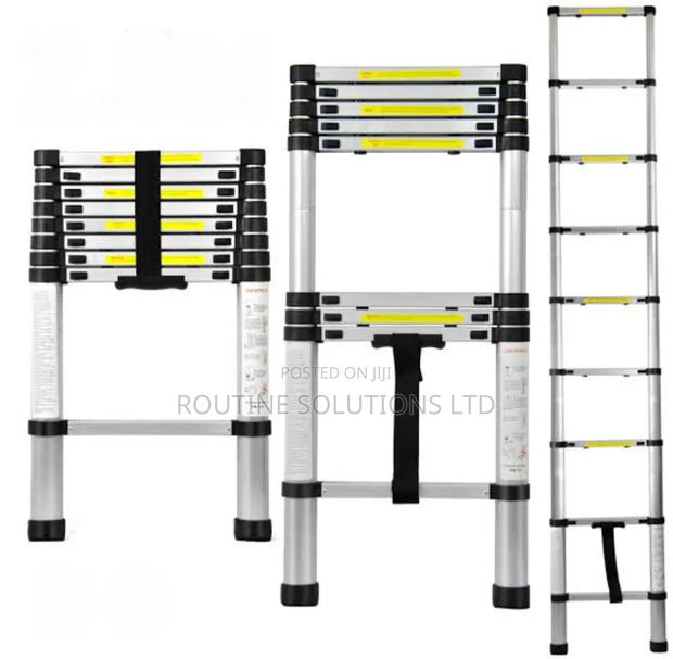 Aluminium Single Telescopic Ladder 2.6m