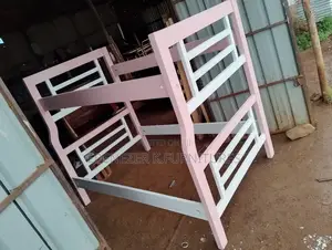 White Double Decker Bed