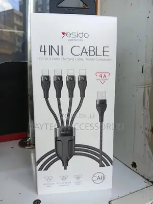 Yesido 4in1 Cable (Usb to 4ports Charging Cable)