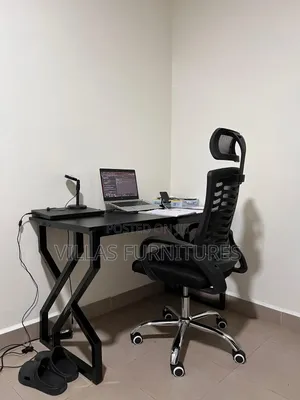 Multiple Colours Metallic Study Table and Chairs