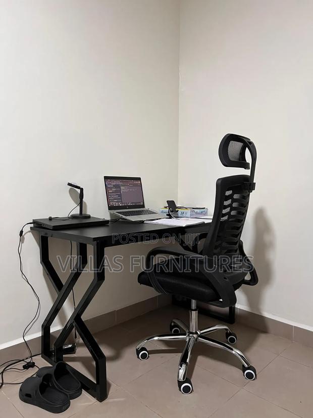 Multiple Colours Metallic Study Table and Chairs