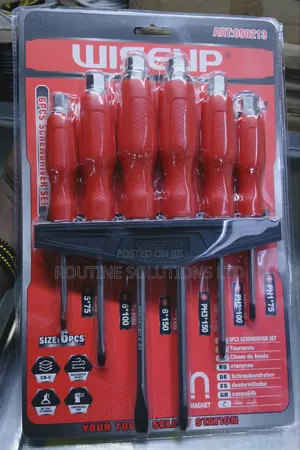 Wiseup 6pcs Screwdriver Set With Metal Bottom
