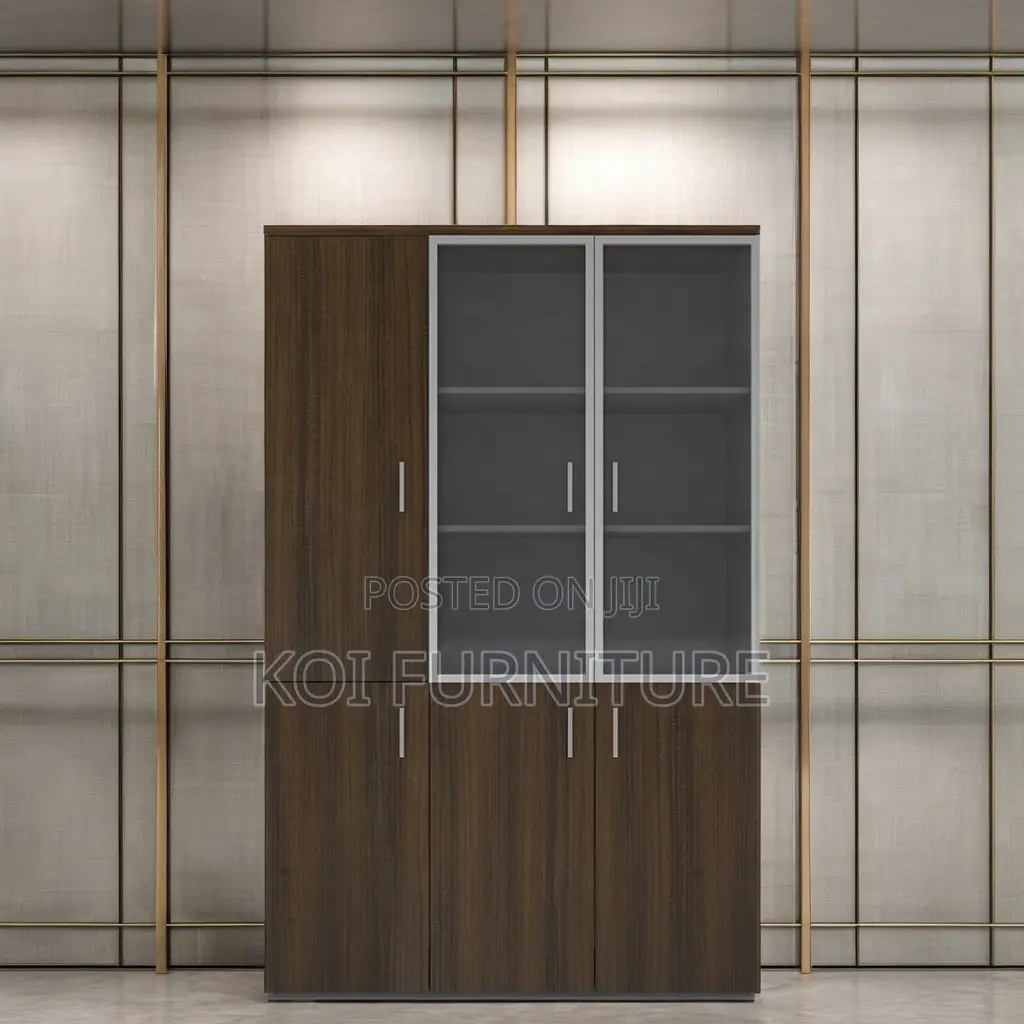 Office Cabinets; Three Doors Wooden Cabinet for Files and Documents