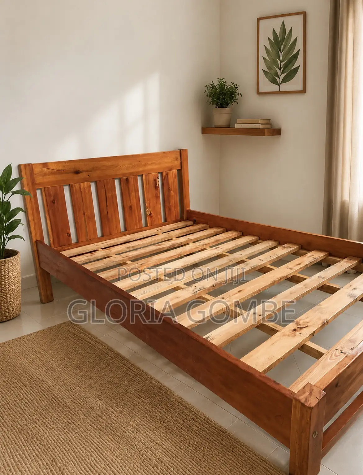 Solid Wooden Bed Frame
