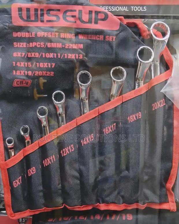 Wiseup Double Offset Ring Wrench Set