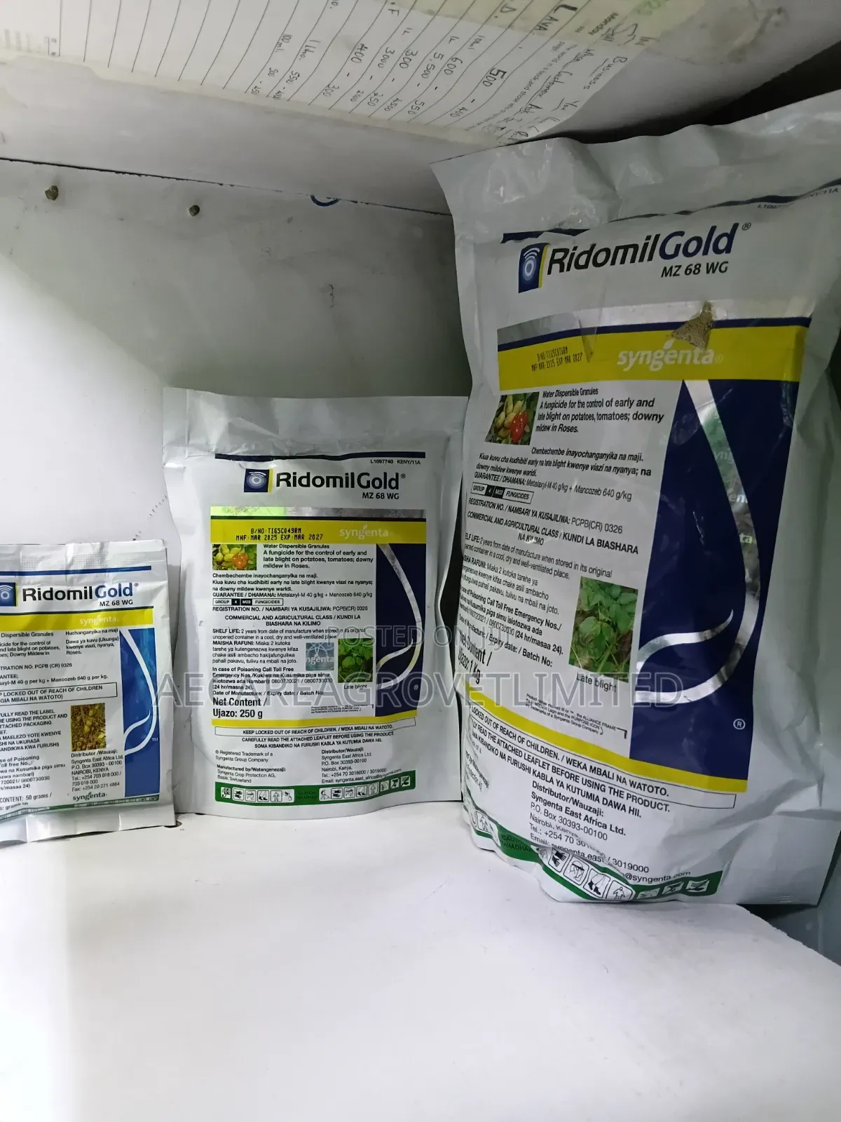 Ridomilgold Mz 68wg Fungicide 50g, 250g, 1kg
