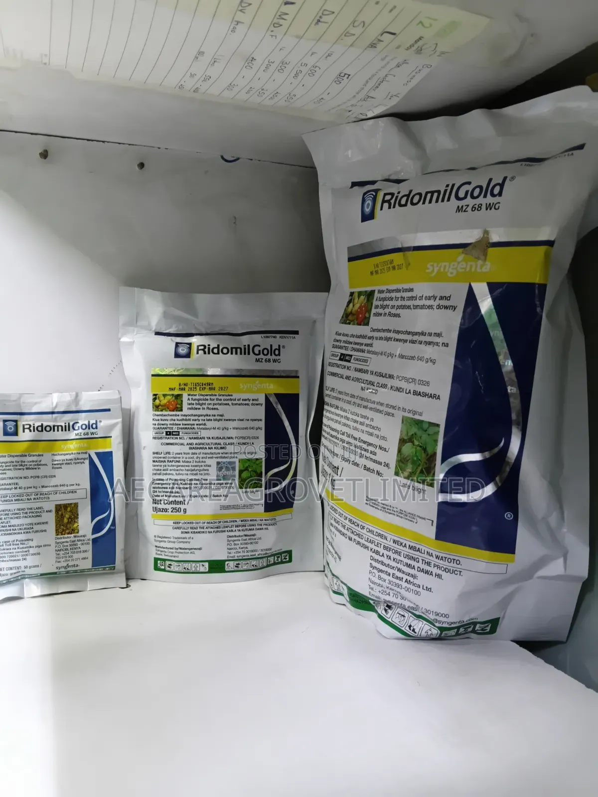 Ridomilgold Mz 68wg Fungicide 50g, 250g, 1kg