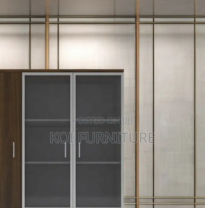 Office Cabinets; Three Doors Wooden Cabinet for Files and Documents