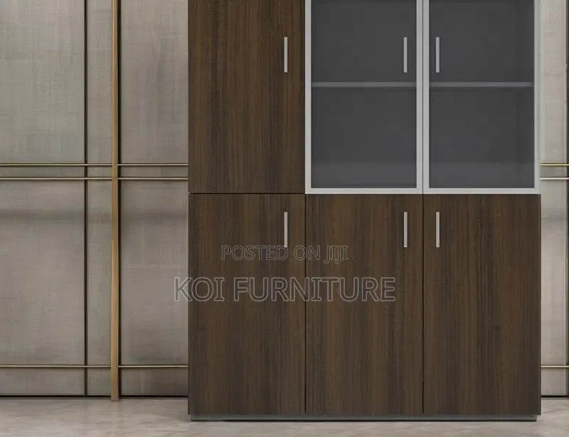 Office Cabinets; Three Doors Wooden Cabinet for Files and Documents