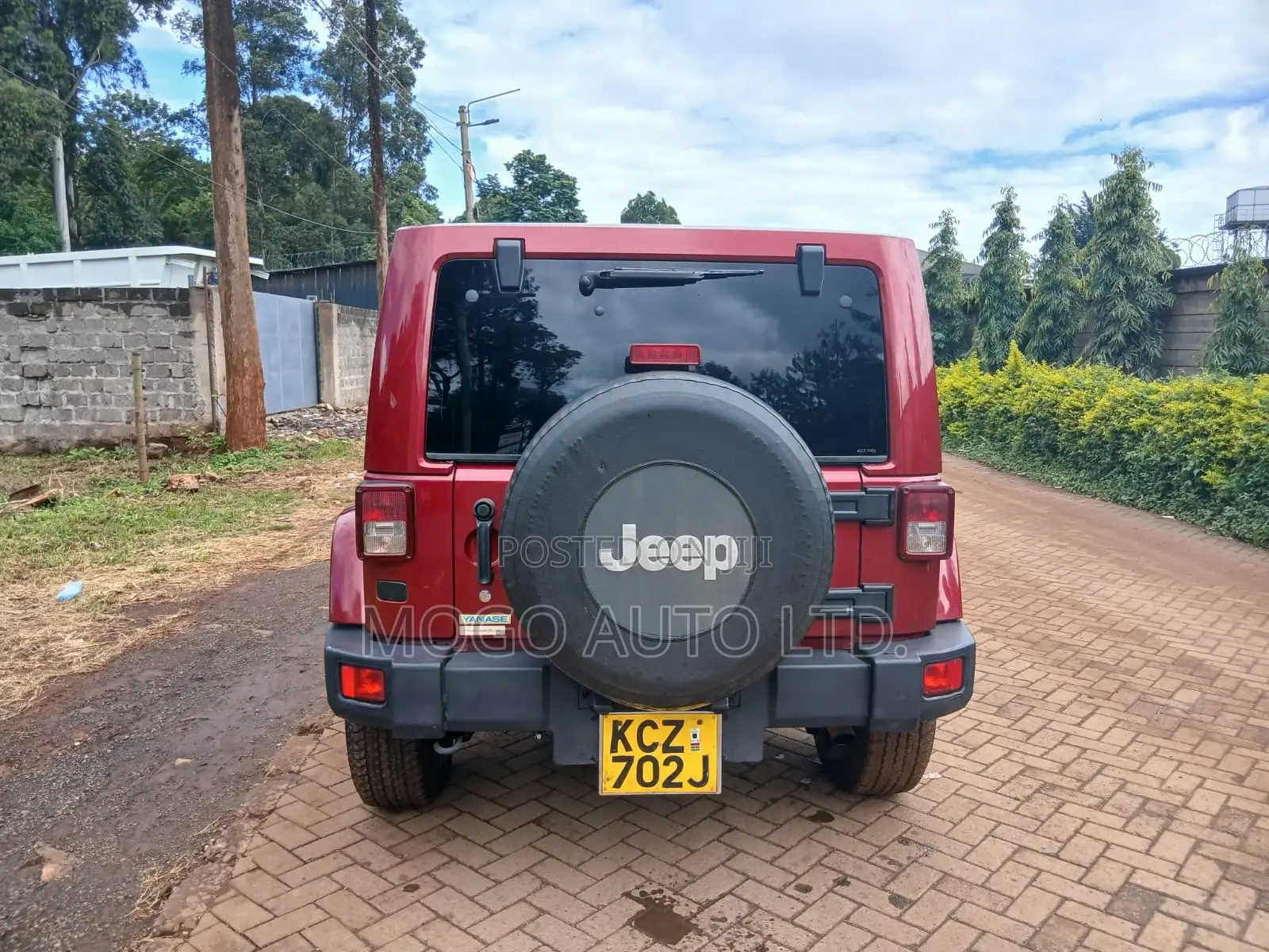 Jeep Wrangler 2012 Maroon