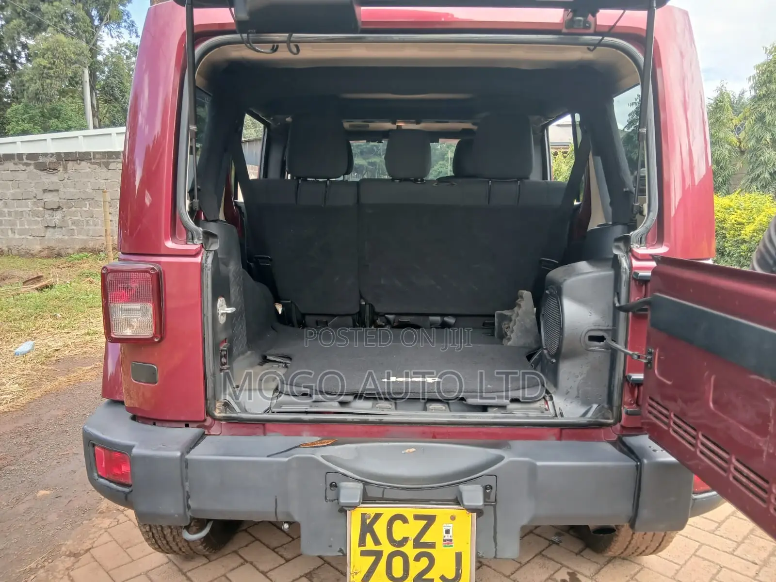 Jeep Wrangler 2012 Maroon