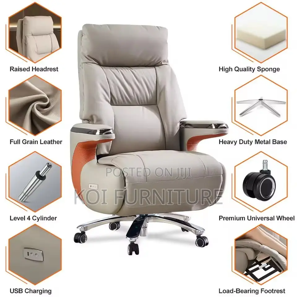 Office Chairs; Executive Ceo Chairs With Strong Leather