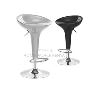 Bar Stool: Adjustable Metal Swivel Bar Chair