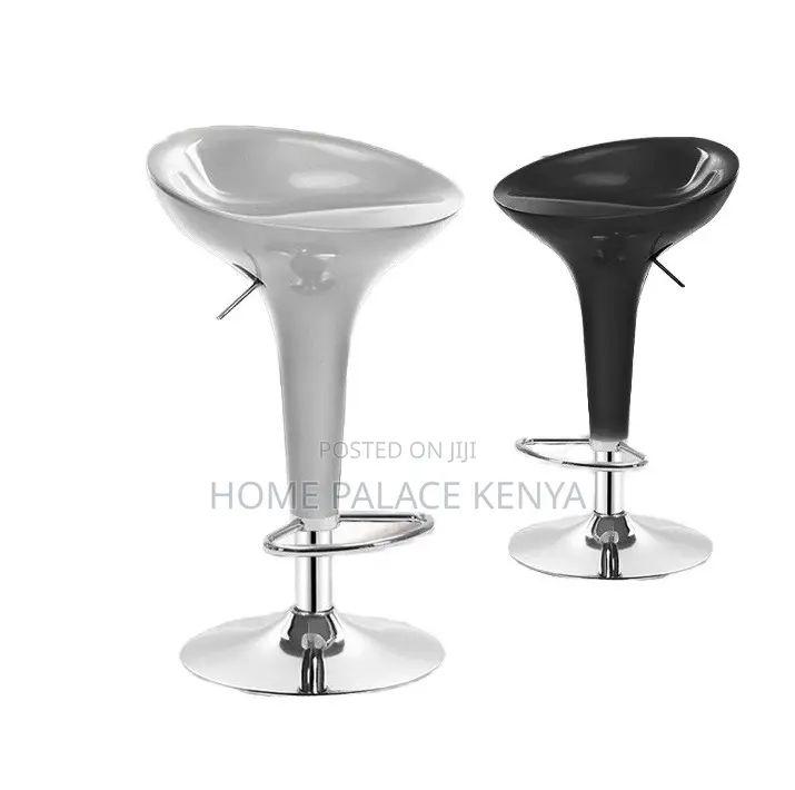 Bar Stool: Adjustable Metal Swivel Bar Chair