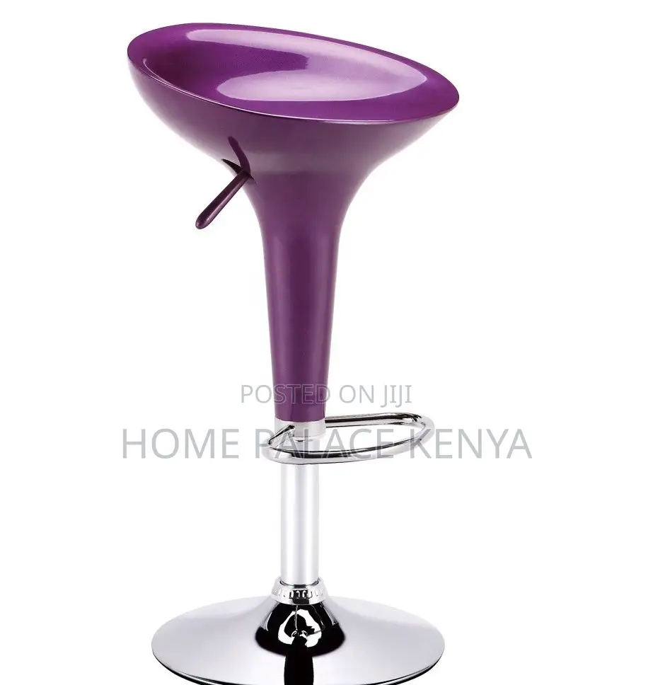 Bar Stool: Adjustable Metal Swivel Bar Chair