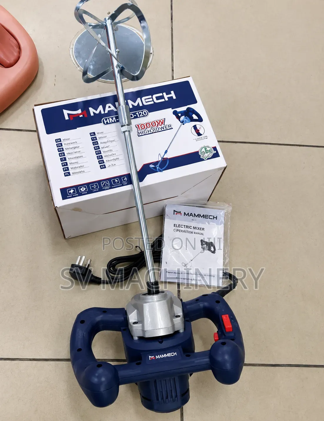 Heavy Duty Maxmech Electric Paint Mixer