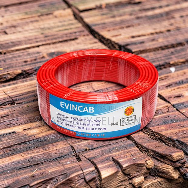 Evin 1.5mm Single Core Solid Heat Resistant Electrical Wiring Cable - main view