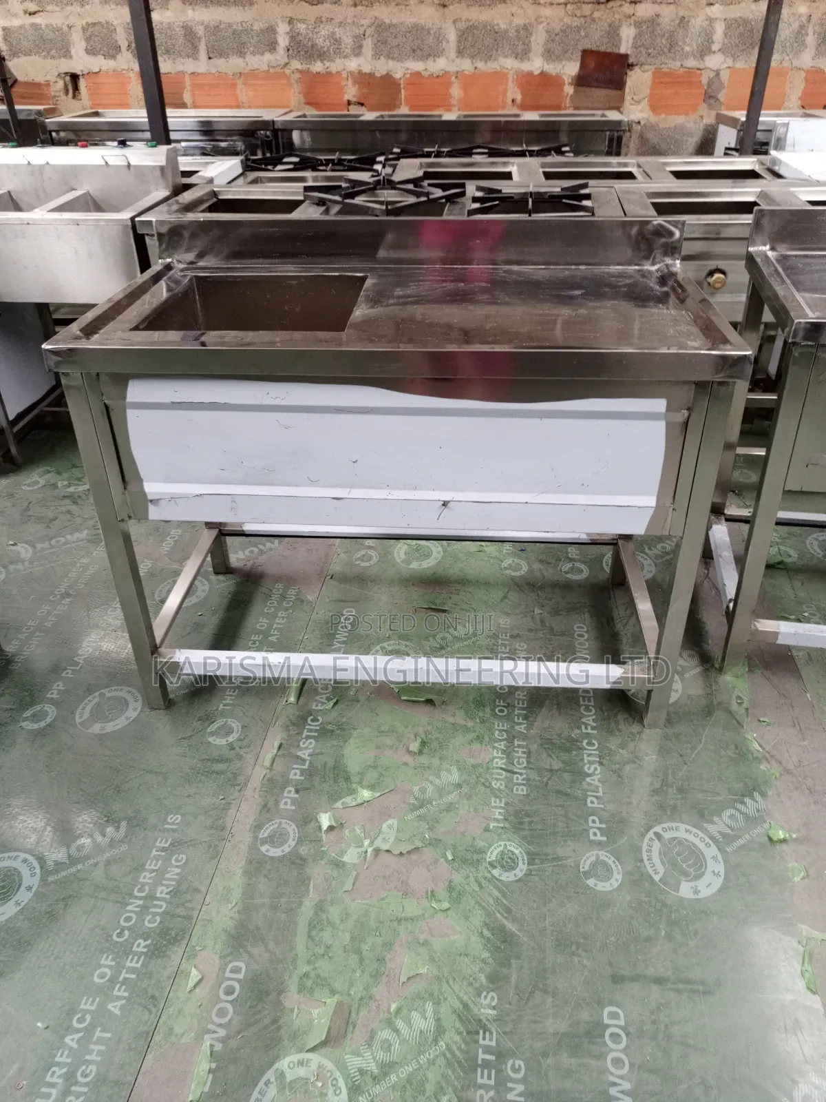 Commercial Stainless Steel Single-Bowl