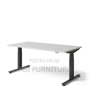 Office Desk; 1.2 Meters Height Mechanism Electric White Desk