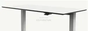 Office Desk; 1.2 Meters Height Mechanism Electric White Desk