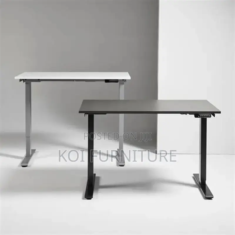 Office Desk; 1.2 Meters Height Mechanism Electric White Desk